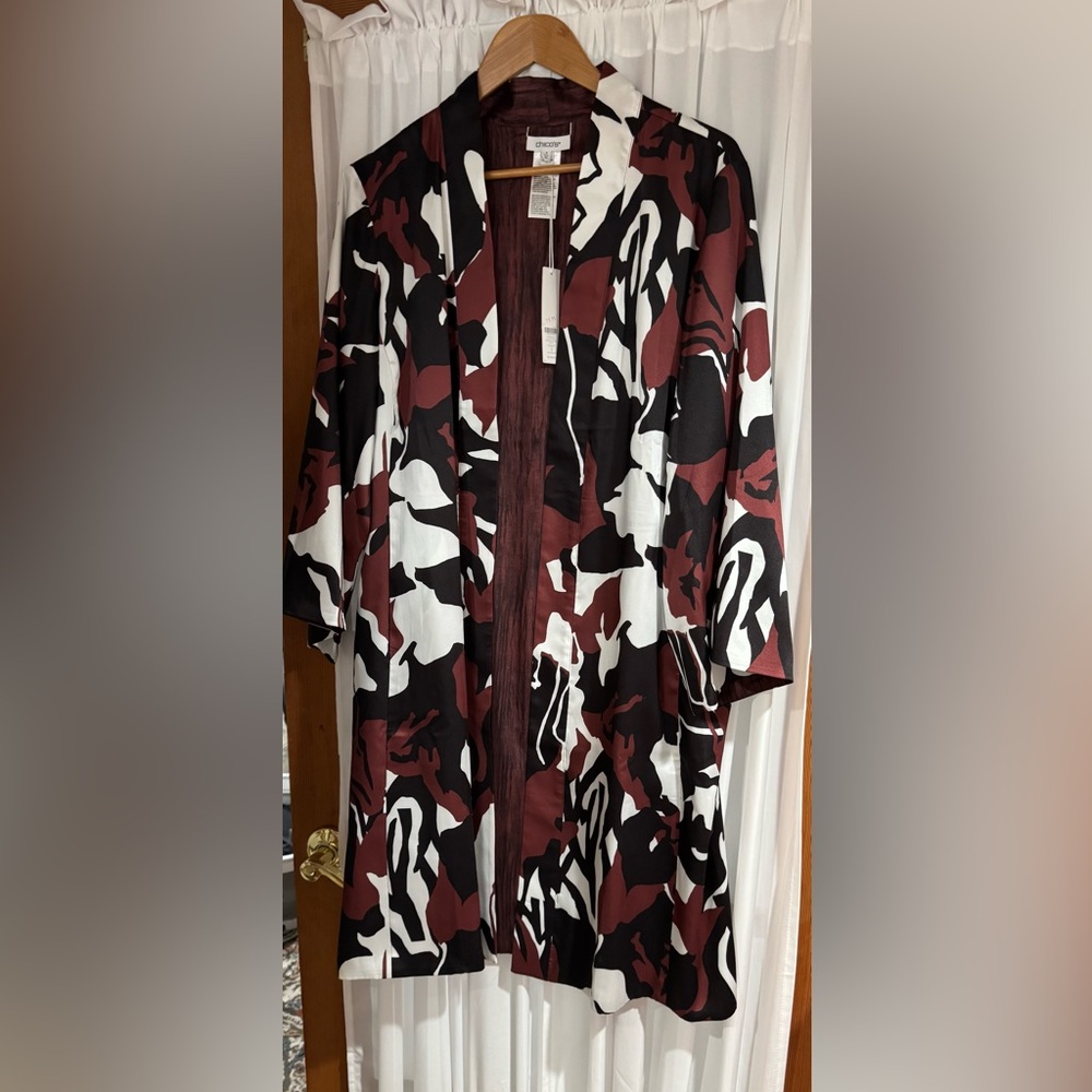 Chico’s Marrakesh Long Kimono Jacket  NWT size 3